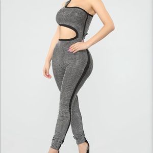 rhinestone jumpsuit fashion nova